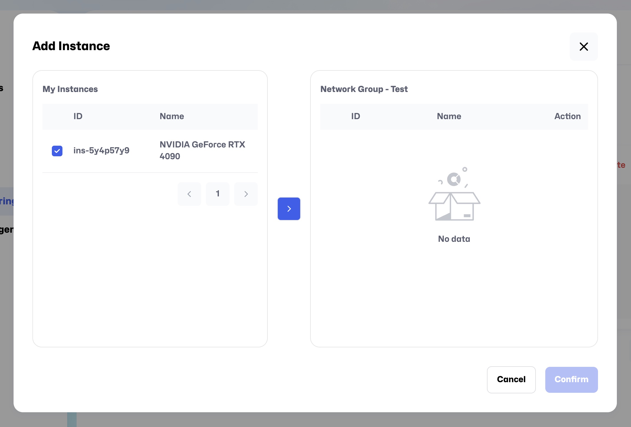 Add Instance